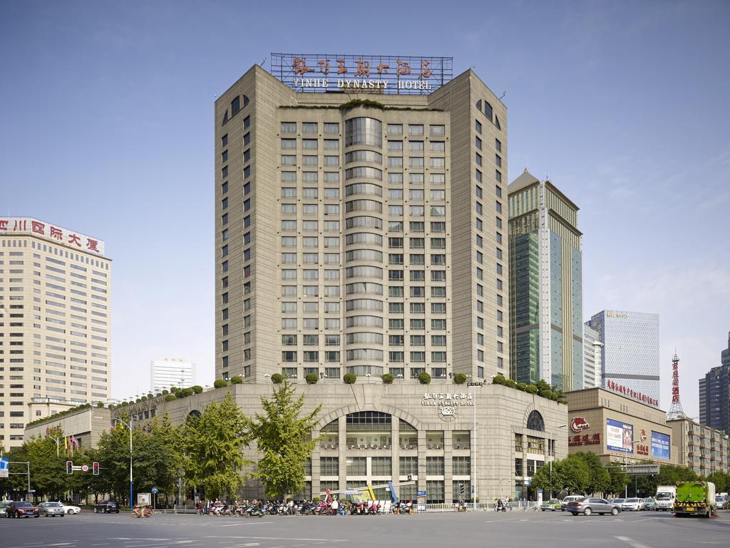 Yinhe Dynasty Hotel Чънду Екстериор снимка